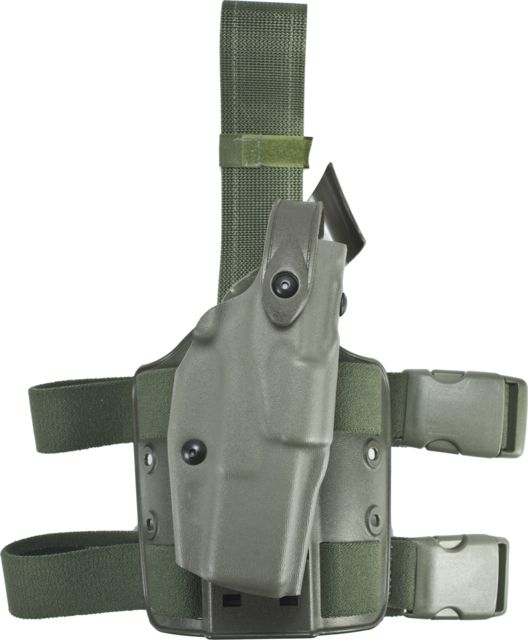 Safariland 6304 ALS Tactical Holster Smith & Wesson M&P 45 Left Hand Tactical OD Green - Safariland