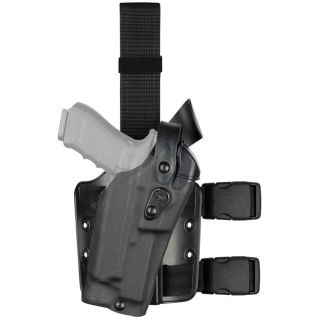 Safariland 6304RDS ALS/SLS Drop Leg Glock Holster Glock 19/Glock 23 Right Hand STX Tactical Black 6304RDS-28329-131 - Safariland