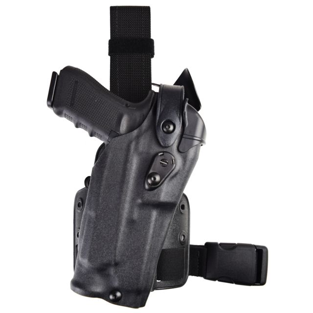 Safariland 6304RDS ALS/SLS Drop Leg Glock Holster Glock 17/Glock 22 Right Hand Cordura Coyote Tan 6304RDS-832-741-SP10