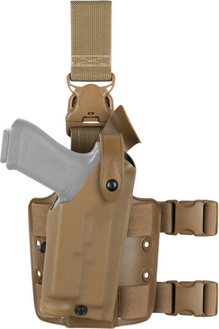 Safariland 6305 ALS/SLS Tactical Holster w/Quick-Release Leg Strap STX Tactical Right Coyote Brown 6305-832-761-SP10 - Safariland