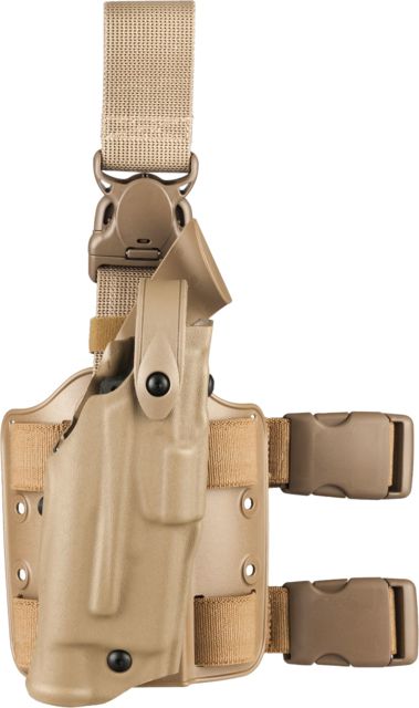 Safariland  ALS Tactical w/ Quick Release Leg Harness Holster Colt 1911 Government Right Hand STX Tactical Flat Dark Earth - Safariland