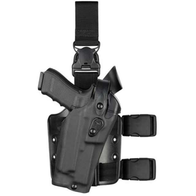 Safariland Model 6305RDS ALS/SLS Drop Leg Holster Sig Sauer Right Hand Black 6305RDS-8192-411 - Safariland