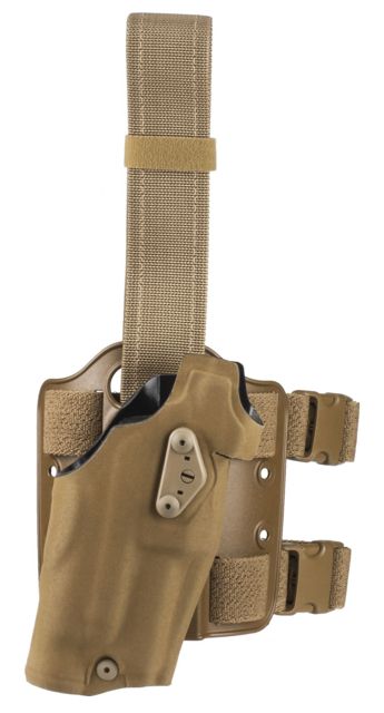 Safariland Model 6354 ALS Drop-Leg Glock Holster Glock 19/Glock 23/Glock 32 Right Hand STX Coyote Brown 6354-2832-761 - Safariland