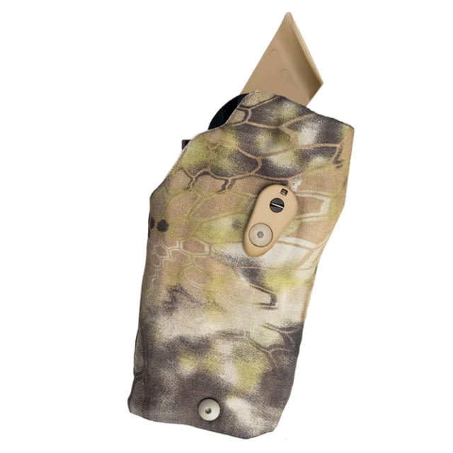 Safariland 6354RDSO ALS Tactical Drop Leg Holster w/ QLS19 Fork Glock 17 Mos w/ Light Kryptek Highlande