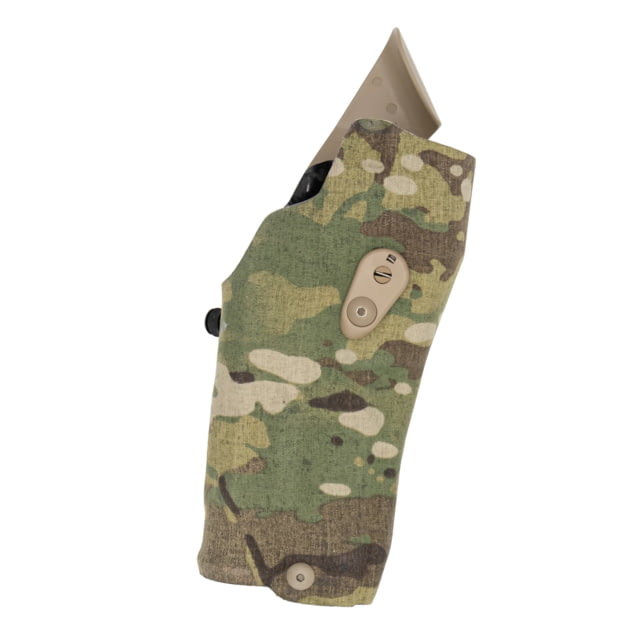 Safariland Model 6354RDSO ALS SafariLaminate OWB Belt Holster W/ QLS19 Fork Sig Sauer P320 9 W/ Light Left Hand Multicam