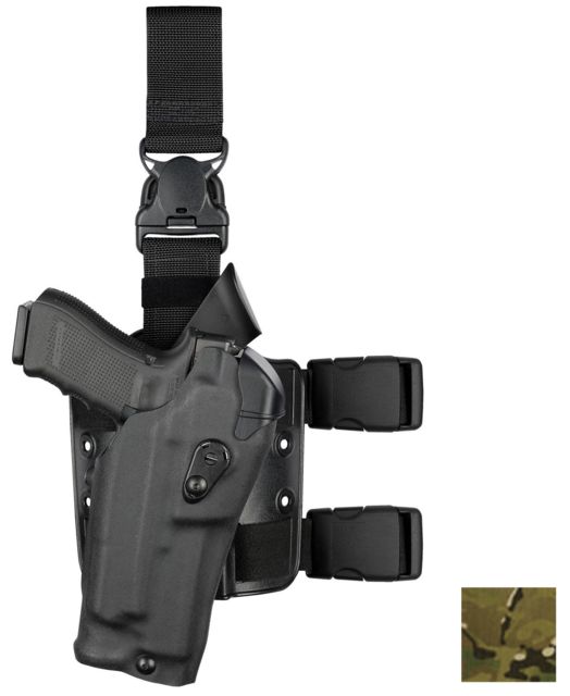 Safariland Model 6355RDS ALS Drop Leg Holster SIG Sauer P320 Left Hand Cordura Multi Cam 6355RDS-7502-702 - Safariland