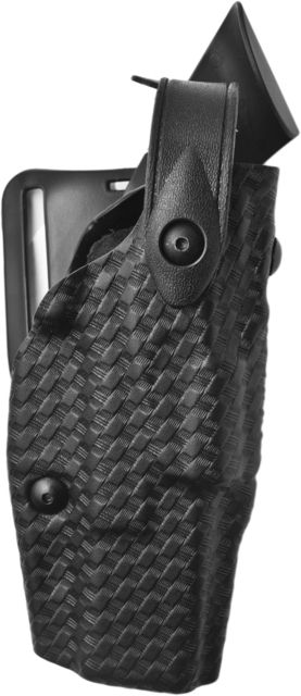 Safariland Model 6360 ALS/SLS Mid-Ride Level-III Duty Holster Glock 17 Gen 5/Glock 22 Gen 5 Left Hand STX Basket Weave Black - Safariland