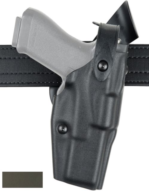 Safariland Model 6360 ALS/SLS Mid-Ride Level-III Duty Holster Right Hand OD Green