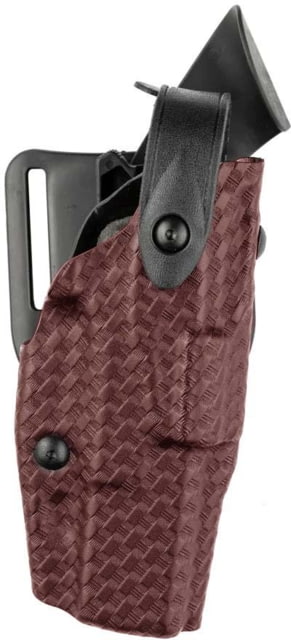 Safariland Model 6360 ALS/SLS Mid-Ride Level III Retention Duty Holster for Sig Sauer P320 Cordovan Basket Weave Right