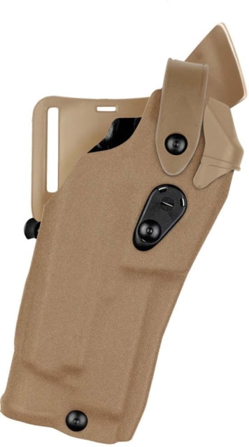 Safariland 6360RDS ALS/SLS Mid-Ride Level-III OWB Belt Holster w/ Right Hand Smith & Wesson M&P 9L/40L SureFire X300U Right STX Tactical Coyote Brown