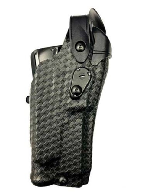 Safariland 6360RDS ALS/SLS Mid-Ride Level-III OWB Belt Holster w/ Right Hand SIG Sauer P320 9/40 TLR-1HL/X300U Right STX Basket Weave Black - Safariland