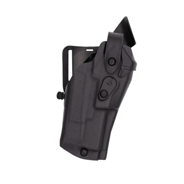 Safariland 6360RDS ALS/SLS Mid-Ride Level-III OWB Belt Holster w/ Right Hand FN 509T SureFire X300U Right STX Plain Black - Safariland