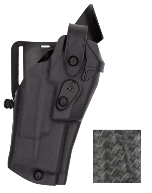 Safariland 6360RDS ALS/SLS Mid-Ride Level-III OWB Belt Holster w/ Right Hand SIG Sauer P320 X-Carry Streamlight TLR-7 Right STX Basket Weave Black