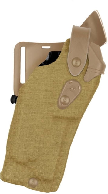 Safariland 6360RDS Level III Retention ALS/SLS Duty OWB Belt Holster Glock 34/Glock 35 Right Hand Cordura Khaki 6360RDS-6832-751 - Safariland