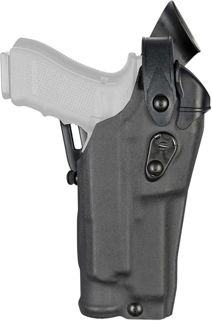 Safariland 6360RDS Level III Retention ALS/SLS Duty OWB Belt Holster Smith & Wesson M&P 9 M2.0 Right Hand STX Plain Black 6360RDS-2222-411 - Safariland