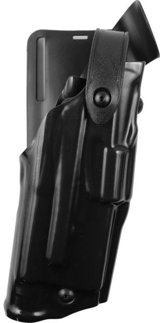 Safariland 6365 ALS/SLS Low-Ride Level-III Glock OWB Duty Holster Glock 17 w/ Light/Laser Left STX Hi Gloss Black