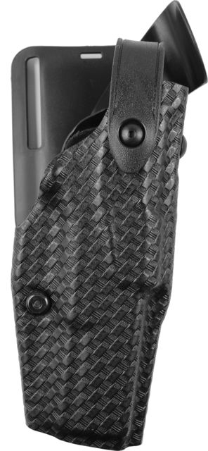 Safariland Model 6365 ALS/SLS Low-Ride Level-III Duty Glock Holster Glock 19/Glock 23/Glock 45/Glock 19X Right Hand STX Basketweave Black