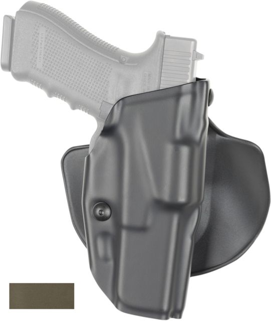 Safariland Model ALS Paddle/Belt Loop Holster Glock 17/22/31 w/ITI M3 Light Right Hand STX Foliage Green