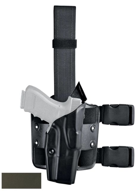 Safariland 6384 ALS Tactical Holster Smith & Wesson M&P 45 Right Hand Tactical OD Green 6384-9192-561 - Safariland