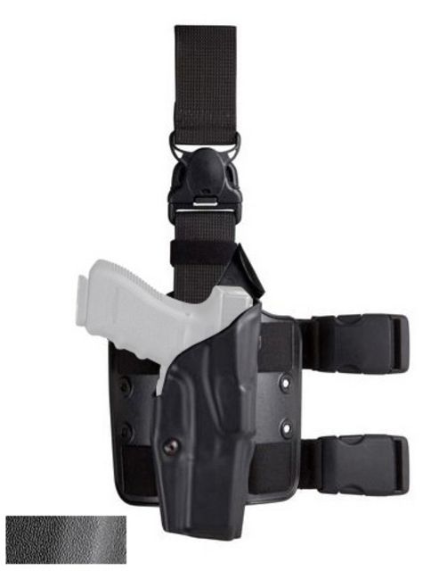 Safariland Model 6385 ALS/OMV Drop-Leg Glock Holster Glock 20/Glock 21 Right Hand STX Tactical Black
