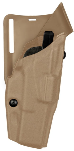 Safariland 6395 ALS Low-Ride Level I Retention Glock Duty Holster Glock 34/Glock 35 Right Hand STX Plain FDE Brown 6395-68325-551 - Safariland