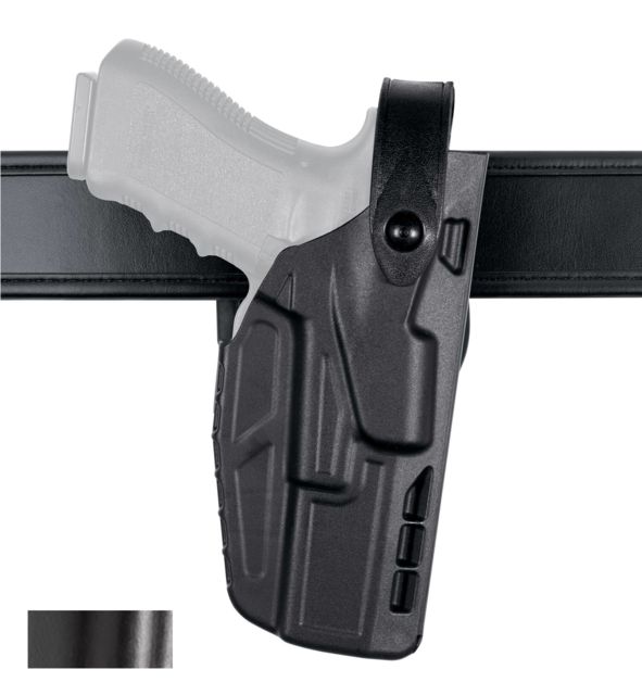 Safariland Model 7280 7TS SLS Mid-Ride Level-II Duty Glock Holster Left Hand Black 7280-383-492