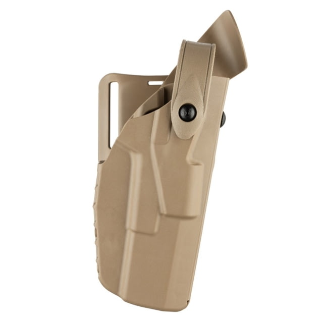 Safariland 7280 7TS SLS Mid-Ride Level II Retention Duty Holster Glock 34/35 TRL-1HL Left Plain FDE Brown 7280-6835-552 - Safariland