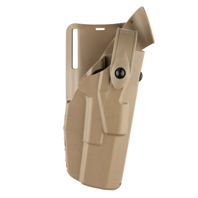 Safariland 7TS SLS Low Ride Level II Retention Duty Holster Right Hand STX Plain FDE Brown 7285-2192-551 - Safariland