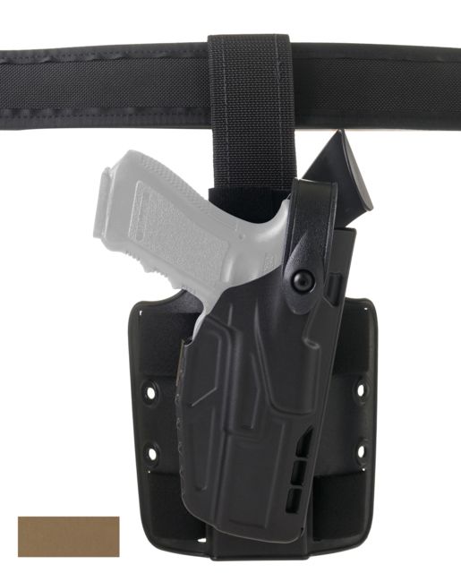 Safariland 7304 7TS ALS Tactical Holster SIG Sauer P320 Left Hand STX Flat Dark Earth Black 7304-750-552 - Safariland