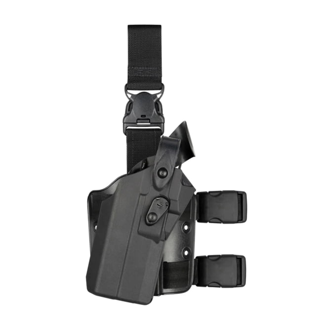 Safariland 7305RDS 7TS ALS/SLS Tactical Holster w/Quick-Release Leg Strap Glock 19 Streamlight TLR-1 Left Black - Safariland