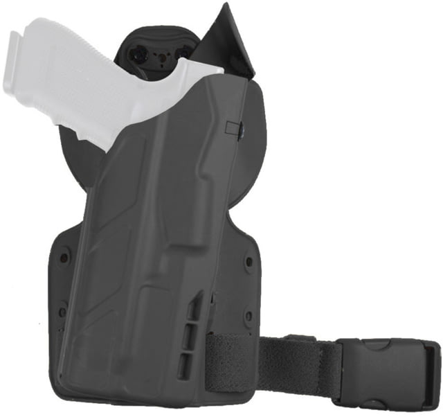 Safariland 7354-SP6 7TS ALS UFA Universal Flex Adapter w/Paddle & Single Leg Shroud Tactical Holster Black 7354-6835-412-SP6 - Safariland