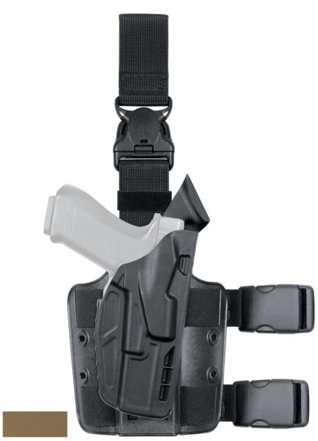Safariland 7355 7TS ALS Tactical Holsters w/ Quick Release Glock 31/Glock 17/Glock 22 Left Hand STX Flat Dark Earth 7355-835-552 - Safariland