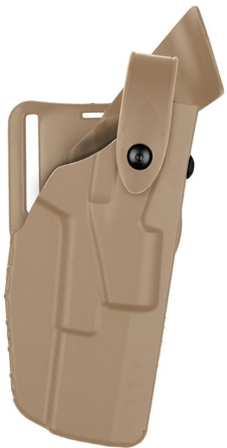 Safariland 7360 7TS ALS/SLS Mid-Ride Level III Glock Duty Holster Glock 22 Gen 5 Left Plain FDE Brown 7360-825-552 - Safariland