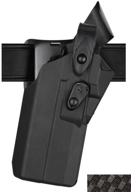 Safariland 7360RDS 7TS ALS/SLS Mid-Ride Level III Retention Duty Holsters Glock 19/23 w/TLR-7 Left Black STX Basket Weave 7360RDS-28327-482 - Safariland