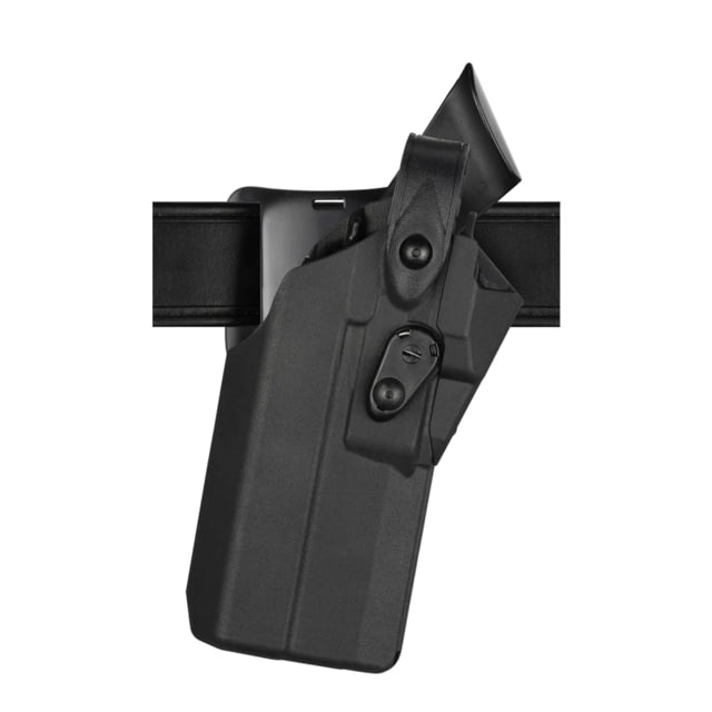 Safariland 7360RDS 7TS ALS/SLS Mid-Ride Level III Retention Duty Holsters Walther PDP Compact Streamlight TLR-7 Left Plain Black - Safariland