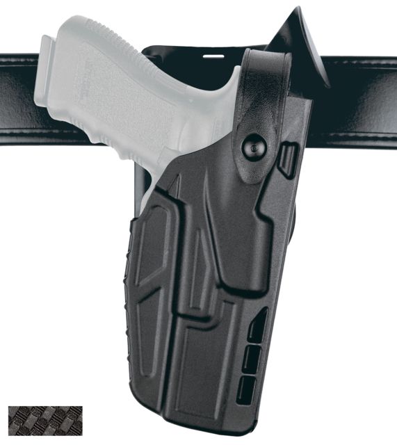 Safariland 7365 7TS ALS/SLS Level III Retention Duty Holster Glock 19/Glock 23/Glock 45/Glock 19X Left Hand STX Basketweave Black 7365-2835-482 - Safariland