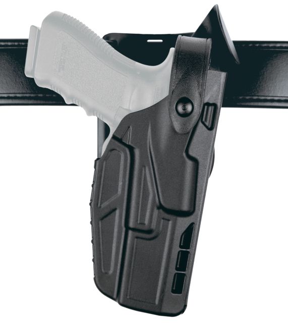 Safariland 7365 7TS ALS/SLS Level III Retention Duty Holster Glock 19/Glock 23/Glock 45/Glock 19X Left Hand STX Plain Black 7365-2835-412 - Safariland