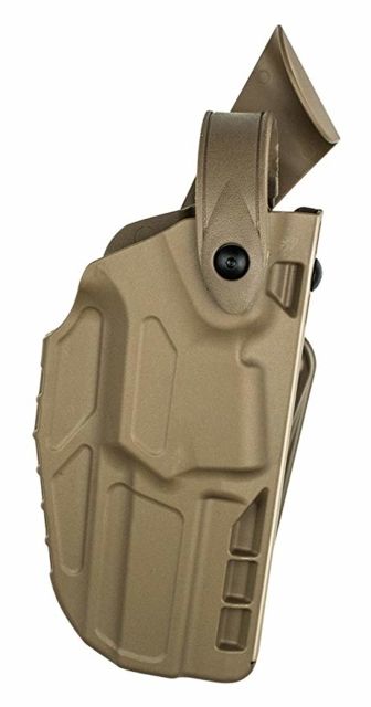 Safariland Model 7367 7TS ALS/SLS Off-Duty Belt Slide Glock Holster Glock 31/Glock 17/Glock 22 Left Hand STX Flat Dark Earth 7367-835-552 - Safariland