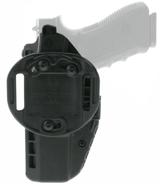 Safariland Model 7376 7TS ALS Hi-Ride Belt Slide Holster Glock 19/23/32 Right Hand STX Plain Black 7376-283-411 - Safariland