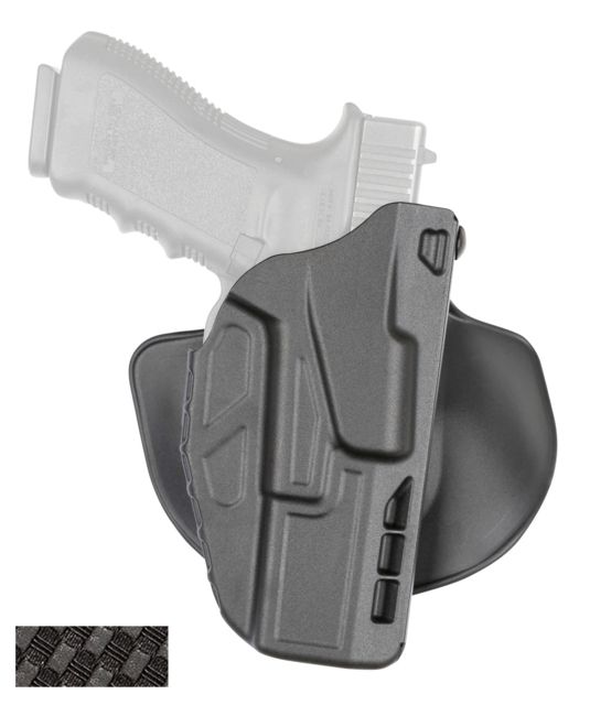 Safariland 7378 7TS ALS Concealment Paddle/Belt Loop Glock Holster Glock 20/Glock 21 Right Hand STX Basket Weave Black 7378-3832-481 - Safariland
