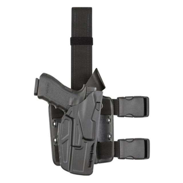 Safariland Model 7384 7ts Als Omv Tactical Holster For Smith & Wesson M&p 45 W/ Light Black - Safariland