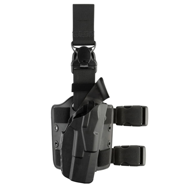 Safariland Model 7385 7TS ALS OMV Tactical Drop Leg Holster Glock 17 Left Black
