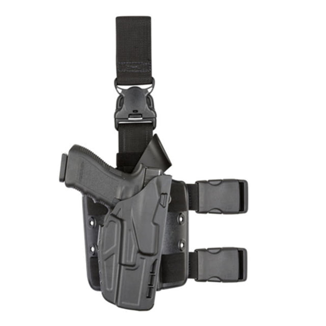 Safariland Model 7385 7ts Als Omv Tactical Holster W/ Quick Release For Sig Sauer P320 9 W/ Light Black
