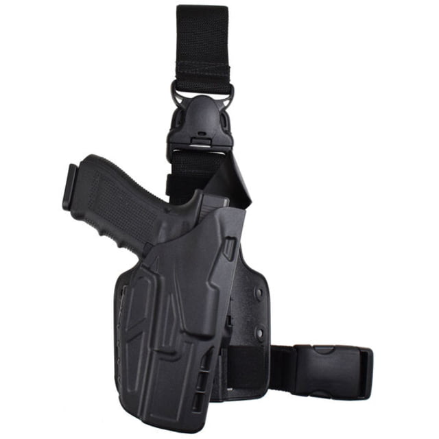 Safariland Model 7385 7ts Als Omv Tactical Holster W/ Quick Release For Glock 17 Black