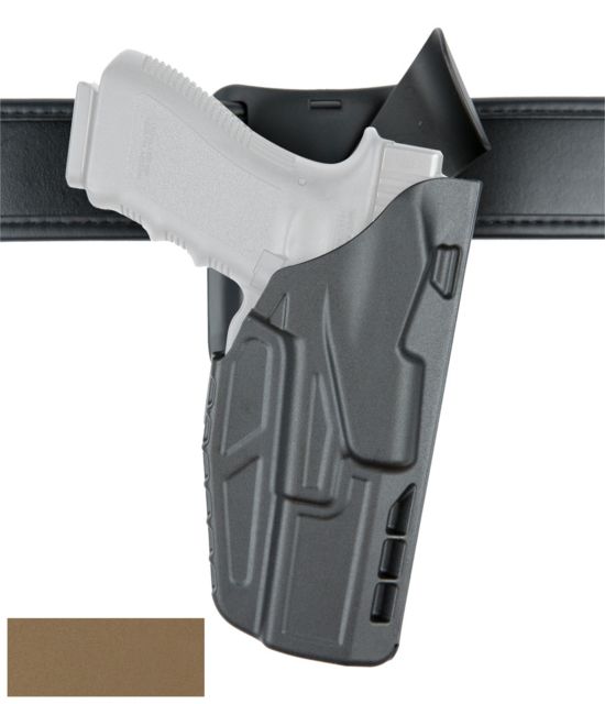 Safariland 7395 7TS ALS Low Ride Level-I Retention Duty Holster Glock 19/Glock 23/Glock 45/Glock 19X Right Hand STX Tactical Flat Dark Earth - Safariland