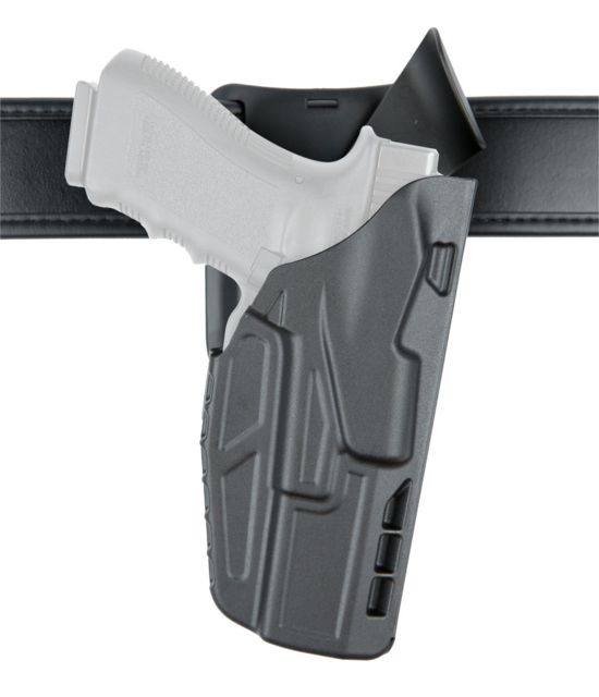 Safariland 7395 7TS ALS Low Ride Level-I Retention Duty Holster Glock 19/Glock 23/Glock 45/Glock 19X Right Hand STX Plain Black 7395-2835-411 - Safariland