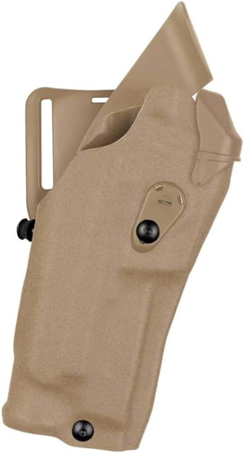 Safariland Model 7395rds 7ts Als Low-ride Duty Holster For Glock 17 Mos W/ Light Fde Brown