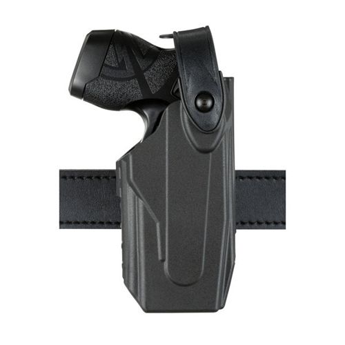 US Safariland Model 7520 7TS SLS EDW Clip-On Style Holster, Taser X26P, Right Hand, STX Hi Gloss, Black, 7520-364-491 Tech Data