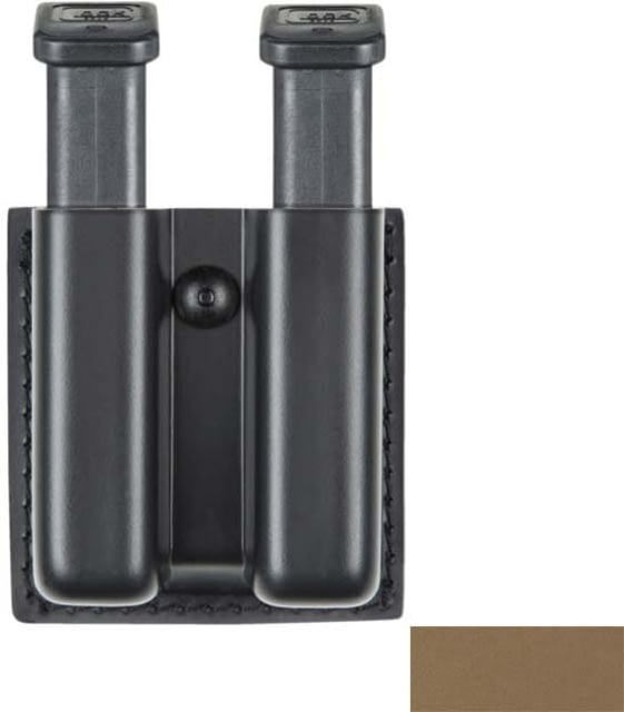 Safariland Model 79 Slimline Open Top Double Magazine Pouches Glock 20 10mm 4.6in/Glock 21 .45 Cal. FDE Brown STX Tactical MOLLE 79-383-553-MSA - Safariland