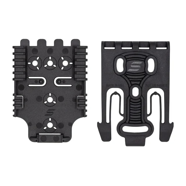 Safariland Quick Locking System Kit QLS 19 Locking Fork 2 QLS 22 Receiver Plate OD Green 1337307 - Safariland